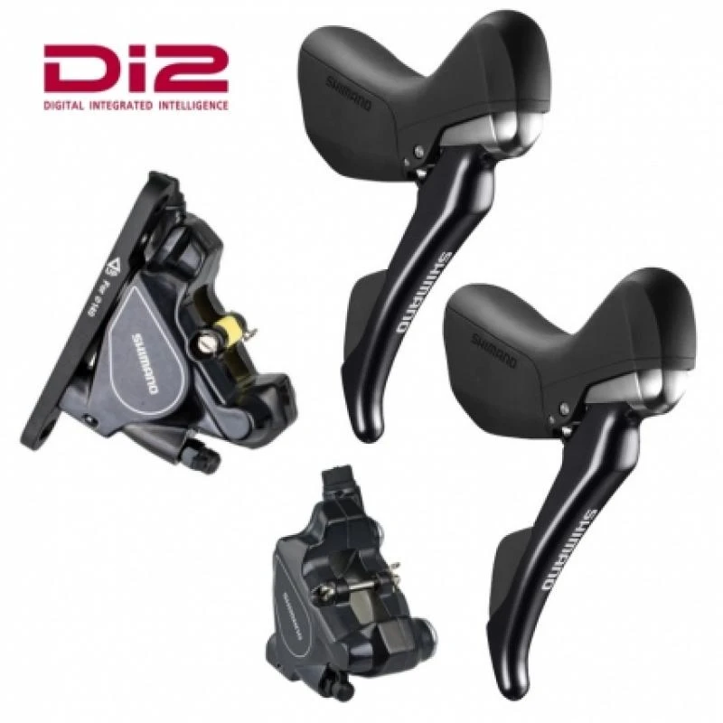 Shimano Di2 Disc Brake Set 1000/1700mm ST-R785PA6 Pair With BR-RS805 - Flat Mount 3 Shimano Di2 Disc Brake Set 1000/1700mm ST-R785PA6 Pair With BR-RS805 - Flat Mount