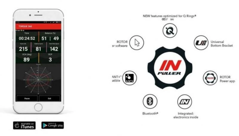 Rotor Bike Components Rotor InSpider Powermeter 7 Rotor Bike Components Rotor InSpider Powermeter - Image 5